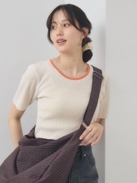 RETRO GIRL/レトロガール RETRO GIRL 配色レイヤード半袖NT/508147241