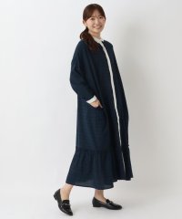 one'sterrace/裾ギャザー ロングシャツワンピース/508147259