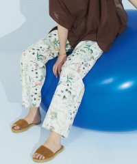 ICHIE/ボタニカルプリントパンツ/508147484