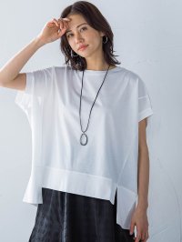 ロートレアモン LAUTREAMONT 【WEB限定】リネンライクシアーニット≪手洗い可能≫