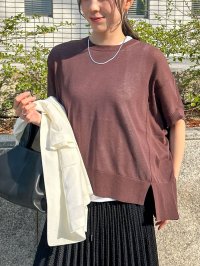 LAUTREAMONT/ロートレアモン LAUTREAMONT 【WEB限定】リネンライクシアーニット≪手洗い可能≫/508147982