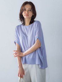 LAUTREAMONT/ロートレアモン LAUTREAMONT 【WEB限定】リネンライクシアーニット≪手洗い可能≫/508147982