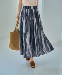 STYLE DELI/スタイルデリ STYLE DELI 水彩ストライプ柄フェードアウトプリーツスカート/508148049