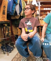 DENIM DUNGAREE/デニムダンガリー DENIM DUNGAREE Vintage Cotton Jersey MICKEY Tee/508148085