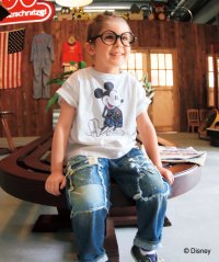 DENIM DUNGAREE/デニムダンガリー DENIM DUNGAREE Vintage Cotton Jersey MICKEY Tee/508148085