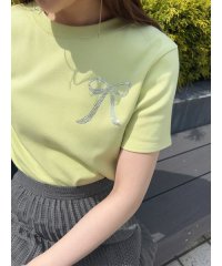 SNIDEL/【限定カラーあり】ORGANICSラインストーンTシャツ/508148105