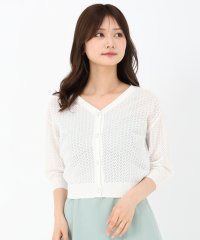 MISCH MASCH/ミッシュマッシュ MISCH MASCH 2025春夏新作 透かし柄カーディガン/508148123