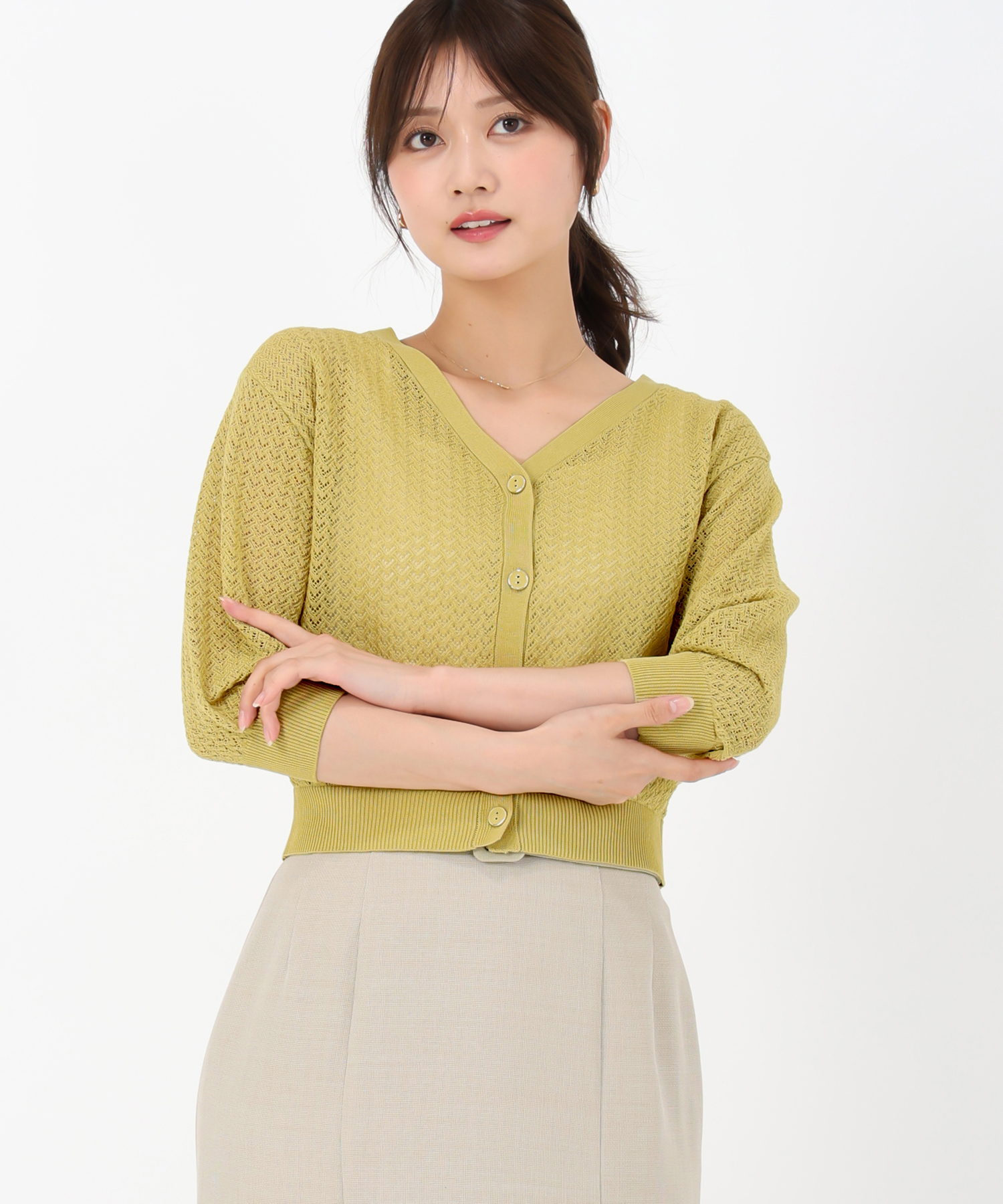 ミッシュマッシュ MISCH MASCH 2025春夏新作 透かし柄