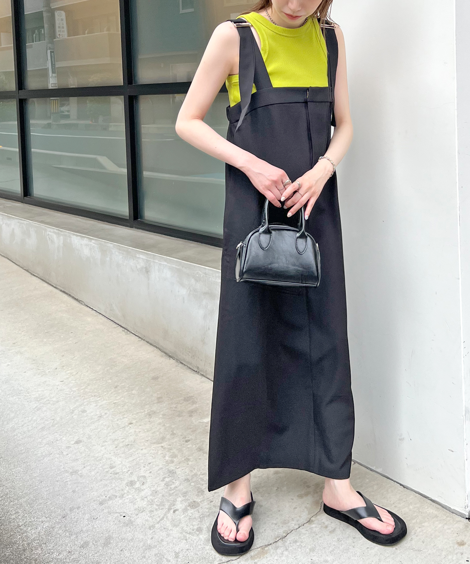 ジャンパースカート(ブラック・黒色)のファッション通販 - d fashion