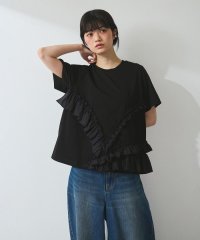 ADAM ET ROPE'/【WEB限定】アシンメトリーラッフルトップス/508148182