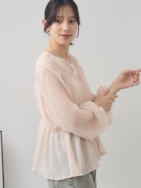 RETRO GIRL/レトロガール RETRO GIRL 楊柳シアーリボンBL/508148237