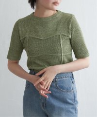VENCE　EXCHANGE/ニットビスチェドッキングプルオーバー/507966630