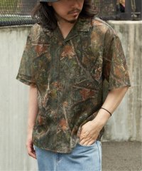 VENCE　EXCHANGE/メッシュ総柄半袖シャツ/508069990