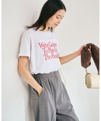 green label relaxing/【WEB限定】＜at ease＞ロゴ プリント Tシャツ/508080687