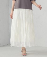 COMME CA ISM /シフォンジョーゼット クリンクルプリーツスカート/508111568