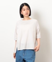 COMME CA ISM /【接触冷感・抗菌防臭】アシンメトリーＴシャツ/508111575
