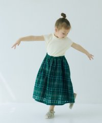 green label relaxing （Kids）/テレコ×チェック ワンピース / キッズ  100cm－130cm/508123647
