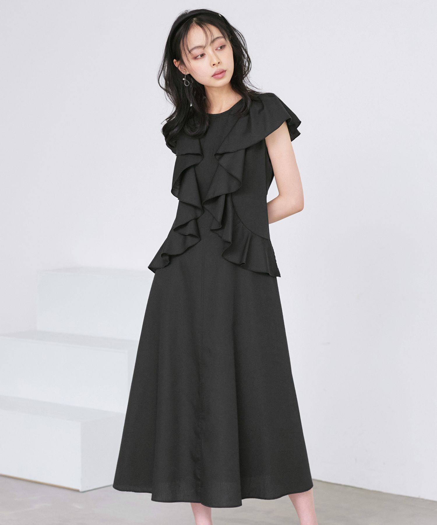 ルイルエブティック RUIRUE BOUTIQUE フローラッフルワンピース