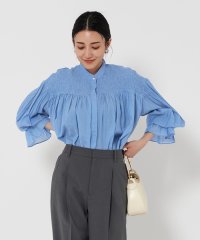 BEAUTY&YOUTH UNITED ARROWS/【WEB限定】コットンレーヨン シャーリングブラウスII －ウォッシャブル－/508129024