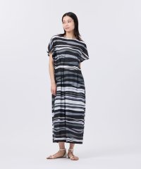エヴェックス バイ クリツィア　Lサイズ/【L】【カタログ掲載品】【接触冷感】【UV対策】【ウォッシャブル】コンチェロアニマルボーダーワンピース/508132713