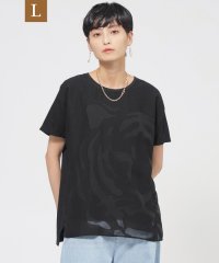 エヴェックス バイ クリツィア　Lサイズ/【L】【カタログ掲載品】【ウォッシャブル】オパールタイガーコンビカットソー/508132722