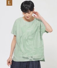 エヴェックス バイ クリツィア　Lサイズ/【L】【カタログ掲載品】【ウォッシャブル】オパールタイガーコンビカットソー/508132722