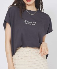abahouse mavie/刺繍ロゴTシャツ/508135185