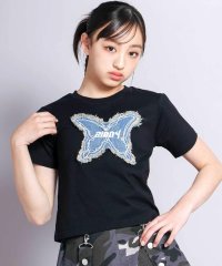 ZIDDY/【 ニコ☆プチ 掲載 】蝶モチーフTシャツ(130~160cm)/508141876