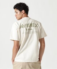 AVIREX/MIL. STENCIL OFFICIAL LOGO T－SHIRT / ステンシル オフィシャルロゴ 半袖Tシャツ/508142126