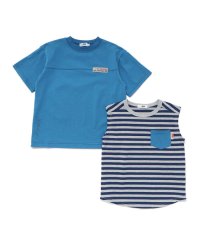 WASK/ロゴTシャツ＆ボーダータンクトップセット(110~160cm)/508144878