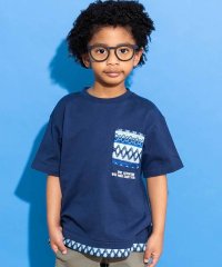 WASK/【速乾】柄レースレイヤード風BIGTシャツ(100~160cm)/508144882