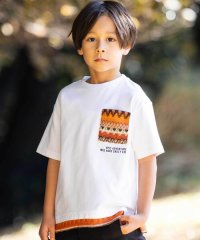 WASK/【速乾】柄レースレイヤード風BIGTシャツ(100~160cm)/508144882
