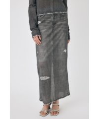 moussy/DENIM PRINT TRANSPARENT スカート/508144936