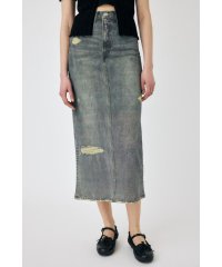 moussy/DENIM PRINT TRANSPARENT スカート/508144936