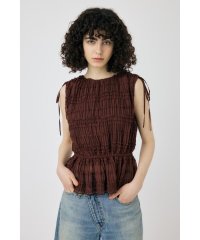 moussy/FRILL CHIFFON ブラウス/508144937
