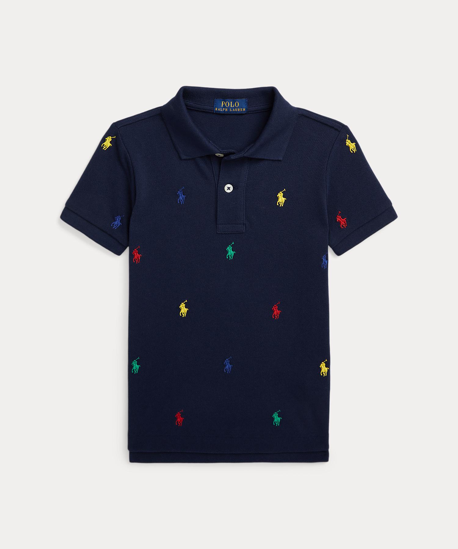 ボーイズ 2才~7才)Polo ポニー コットン メッシュ ポロシャツ ボーイズ 2才~7才)Polo ポニー コットン メッシュ ポロシャツ