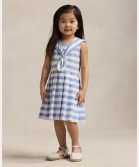 POLO RALPH LAUREN/(ガールズ 2才～6才)ストライプド リネンコットン セーラー ドレス/508147783