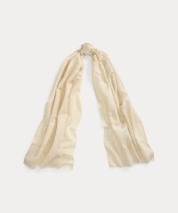 LAUREN RALPH LAUREN/メタリック ロゴ ジャカード ラップ スカーフ/508148021
