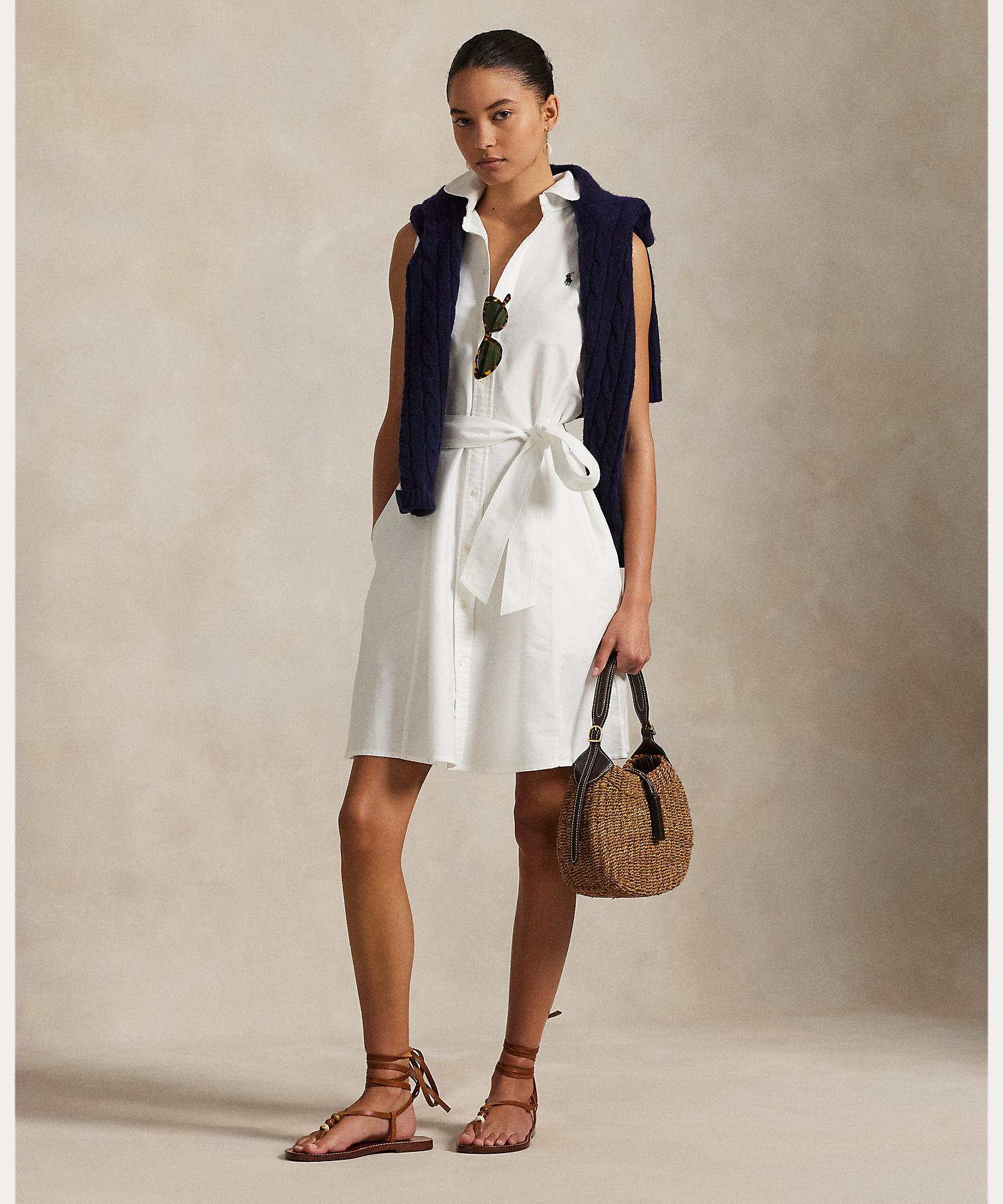 【RALPH LAUREN】ジオメトリック ベルト付き 長袖 シャツドレス 508148036008.jpg