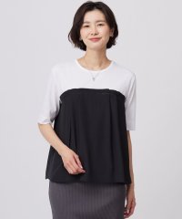 J.PRESS LADIES/【洗える】ドッキングジャージー ビスチェライク プルオーバー/508148949