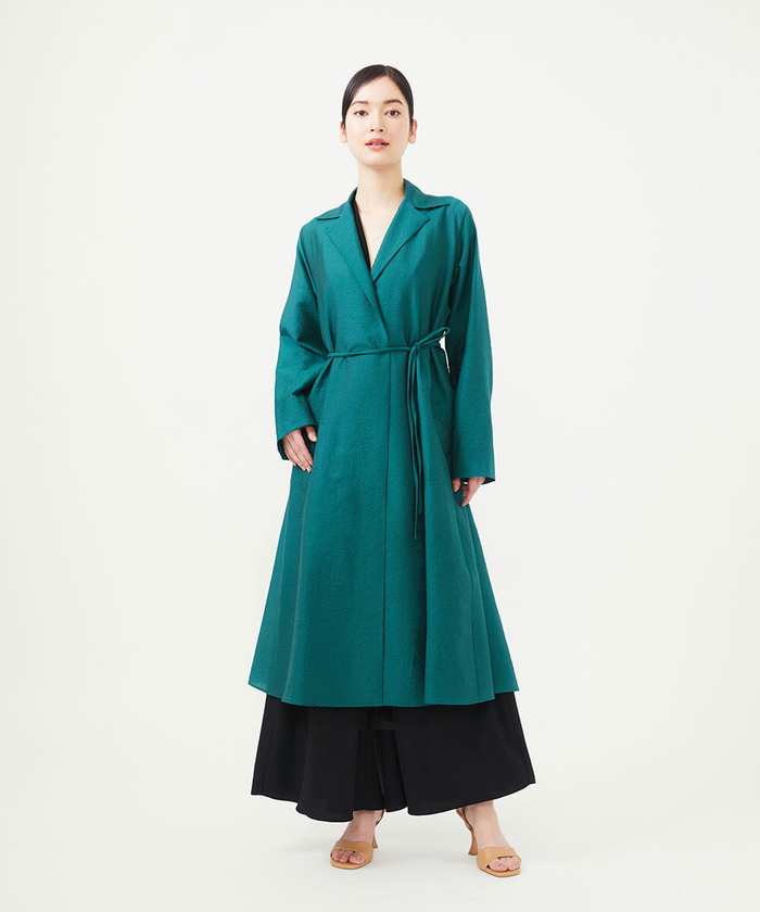 ワッシャー加工ロングコート(508148986) | シビラ(Sybilla) - d ワッシャー加工ロングコート(508148986) | シビラ(Sybilla) - d