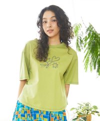 Jocomomola/Salida コットン天竺チェーン刺繍Tシャツ/508148992