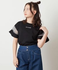 a.v.v(KID'S)/【累計1万枚販売/接触冷感/ジメジメ対策】[160]袖シアー切り替えトップス/508149018