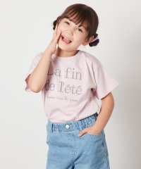 a.v.v(KID'S)/【接触冷感/ジメジメ対策】[140－150]ロゴ刺繍ゆるTシャツ/508149024