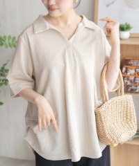 MAC HOUSE/マックハウス Mac－House nAvy 襟付きスキッパープルオーバー/508149157
