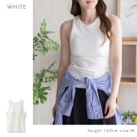 MAC HOUSE/マックハウス Mac－House nAvy ハピ楽 カップ付きリブアメスリタンクトップ/508149160