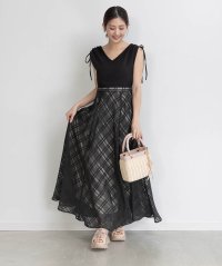 RANDA/ランダ RANDA ニットドッキングチェックワンピース/508149284