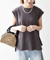 SHIPS any WOMEN/SHIPS any:〈接触冷感/汗染み防止加工/洗濯機可能〉Aライン フレンチスリーブ TEE/508149617