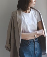NOBLE/《追加》スビンコットンスムースコンパクトTシャツ/508149629