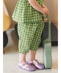 Samansa Mos2 Lagom/チェック7分丈パンツ(セットアップ可)/508149683